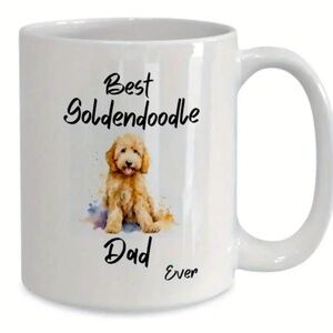 Best Goldendoodle Dad Ever 11oz. Coffee Mug Cup NWT Great Gift Brand New